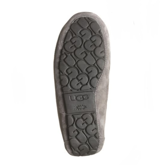 UGG Ascot Wool Lined Moccasin Slippers Gray main image 7